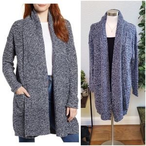 NWT Navy Shawl Collar Cardigan/Jacket